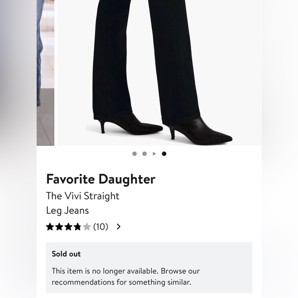 Favorite Daughter Vivi Straight Leg Jeans in color called Kingsley. - Picture 4 of 7